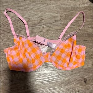 Savage Fenty Stylish Pink and Orange Women's Bra